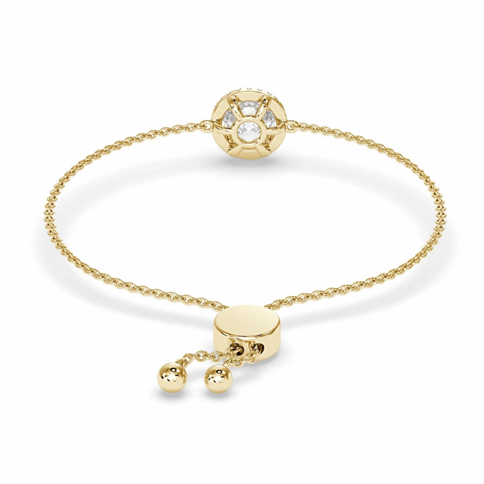 Isabella Round Halo Fashion Bracelet